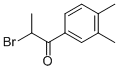 Structure of 2-bromo-3-4-dimethylpropiophenone