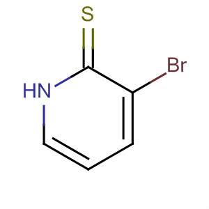 Structure of 2(1H)-Pyridinethione, 3-bromo-
