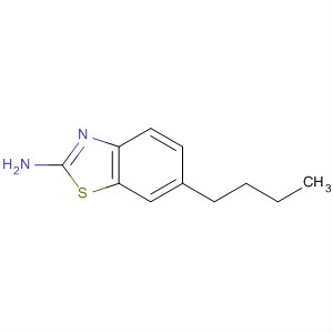 Structure of 2-Benzothiazolamine, 6-butyl-