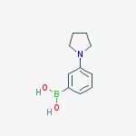Structure of (3-PYRROLIDIN-1-YLPHENYL)BORONIC ACID
