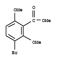 Structure of Methyl3-bromo-2,6-dimethoxybenzoate