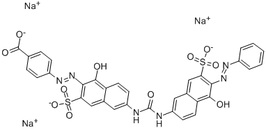 Structure of CALCOMINE ORANGE 2RS