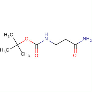 3-BOC氨基丙酰胺结构式