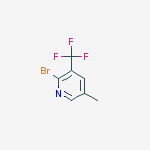 Structure of 2-Bromo-5-methyl-3-(trifluoromethyl)pyridine