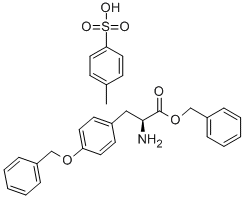Structure of O-BENZYL-L-TYROSINE BENZYL ESTER 4-TOLUENESULFONATE SALT