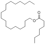 Structure of octadecyl heptanoate