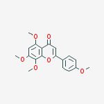 Structure of 5,7,8,4-TETRAMETHOXYFLAVONE