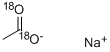 Structure of SODIUM ACETATE-18O2