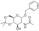 Structure of PhenylMethyl 2-(AcetylaMino)-2-deoxy-4,6-O-(1-Methylethylidene)-α-D-glucopyranoside