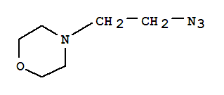 2-Morpholin-4-ylethylazide结构式