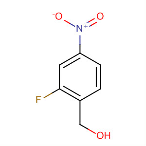 Benzenemethanol, 2-fluoro-4-nitro-结构式