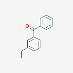 Structure of (3-Ethylphenyl)(phenyl)methanone
