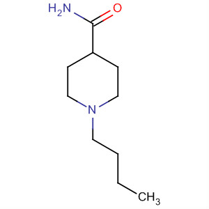 Structure of 4-Piperidinecarboxamide, 1-butyl-