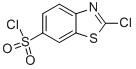 Structure of 2-CHLORO-6-CHLOROSULFONYLBENZOTHIAZOLE