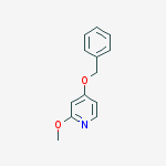 4-(Benzyloxy)-2-methoxypyridine结构式