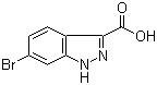 Structure of 6-BROMO INDAZOLE-3-CARBOXYLIC ACID