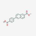 4-(6-(Methoxycarbonyl)naphthalen-2-yl)benzoic acid结构式