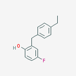 Structure of PHENOL,2-[(4-ETHYLPHENYL)METHYL]-4-FLUORO-