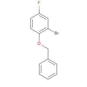 Structure of (2-BROMO-4-FLUOROPHENYL)BENZYL ETHER