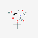 Structure of (R)-2,2-DIMETHYL-OXAZOLIDINE-3,4-DICARBOXYLIC ACID 3-TERT-BUTYL ESTER