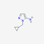 Structure of 2-CYCLOPROPYLMETHYL-2H-PYRAZOL-3-YLAMINE