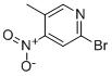 Structure of 2-BROMO-5-METHYL-4-NITROPYRIDINE