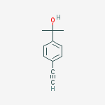 Structure of 2-(4-ethynylphenyl)propan-2-ol