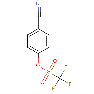 三氟甲磺酸4-氰基苯基醚结构式
