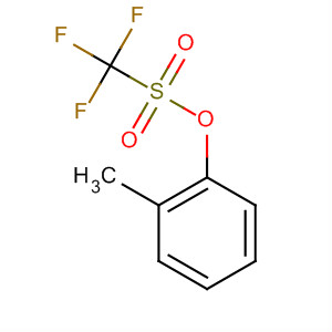Structure of Methanesulfonic acid, trifluoro-, 2-methylphenyl ester