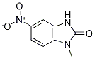 Structure of 2H-BENZO[D]IMIDAZOL-2-ONE,1,3-DIHYDRO-1-METHYL-5-NITRO-