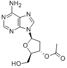 3`-O-乙酰基-2`-脱氧腺苷结构式