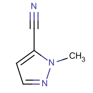 1-Methyl-1H-Pyrazole-5-Carbonitrile结构式
