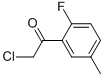 Structure of ETHANONE,2-CHLORO-1-(2-FLUORO-5-METHYLPHENYL)-