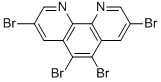 Structure of 3,5,6,8-TETRABROMO-[1,10]PHENANTHROLINE