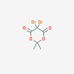 Structure of 5,5-DIBROMOMELDRUMS ACID