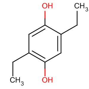 Structure of 1,4-Benzenediol, 2,5-diethyl-