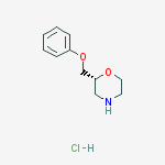 Structure of Morpholine, 2-(phenoxymethyl)-, (2R)-