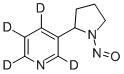 Structure of DL-N-NITROSONORNICOTINE-2,4,5,6-D4 (PYRIDINE-D4)