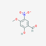 2-Hydroxy-4-methoxy-5-nitrobenzaldehyde结构式