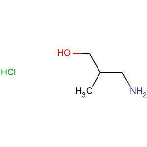 Structure of 1-Propanol, 3-amino-2-methyl-, hydrochloride