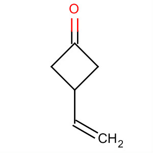 Structure of Cyclobutanone, 3-ethenyl-