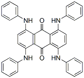 Structure of 1,4,5,8-tetrakis(phenylamino)anthraquinone