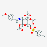 Structure of 1,3,4-tri-O-acetyl-2-deoxy-2-{[(E)-(4-methoxyphenyl)methylidene]amino}-6-O-[(4-methylphenyl)sulfonyl]hexopyranose