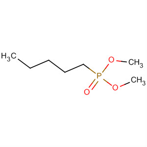 Structure of Phosphonic acid, pentyl-, dimethyl ester