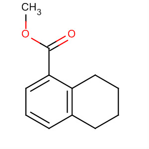 Structure of 1-Naphthalenecarboxylic acid, 5,6,7,8-tetrahydro-, methyl ester