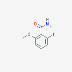 2-iodo-6-methoxybenzamide结构式