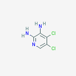 2,3-Pyridinediamine, 4,5-dichloro-结构式