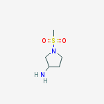 Structure of 3-Amino-1-methanesulfonylpyrrolidine