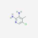 Structure of 2,3-Pyridinediamine, 5-chloro-4-methyl-