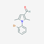 Structure of 1-(2-BROMOPHENYL)-2,5-DIMETHYL-1H-PYRROLE-3-CARBALDEHYDE